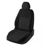 Чехлы на сиденье CHEVROLET Cobalt-2 2011-2015 Дублин Жаккард черный / LORD AUTO