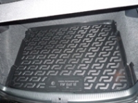 Коврик багажника пластик VW Golf VI хэтчбек 2009- / L.Locker / 0101050400