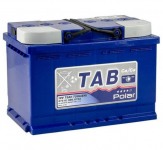 АКБ  75Ah 720A 278х175х190 / TAB / POLAR BLUE полярность обратная 121 078