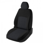 Чехлы на сиденье Toyota Rav-4 (XA30) 2005-2012 Дублин Жаккард черный / LORD AUTO