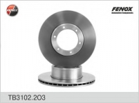 Диск тормозной  Газель  3302 2705 посадочный диаметр 100 мм / FENOX / TB3102.2O3