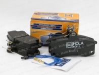 Колодки тормозные  передние LADA 2110 2170 Priora Kalina Granta / HOLA / с датчиком износа BD811 4шт
