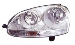 Фара VW GOLF V / JETTA 2005- с моторчиком хром / DEPO / правая 441-1171R-LDEM1