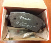 Колодки   тормозные передние Lada VESTA, Largus 16V / Nissan NOTE, MICRA (K12) / BREMBO / P68033