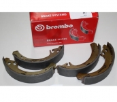 Колодки тормозные задние LADA 2108-2115 2110-2112 Kalina Priora Granta / BREMBO / для авто без АБС S41503 4шт