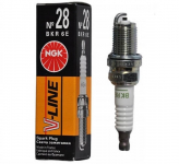 Свеча зажигания 16V 1.6(K4M) 2.0(F4R) BKR6E VL28 4856 / NGK / НИКЕЛЬ