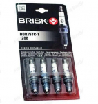 Комплект свечей зажигания LADA 16V DOR15YC1 / BRISK / SUPER FORTE НИКЕЛЬ 4шт