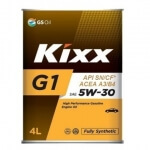 Масло Kixx G1 5W30 SN/CF A3/B4 / L531044TE1 4L