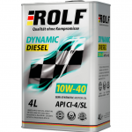 Масло ROLF Dynamic Diesel 10W-40 CI-4/SL / 4L