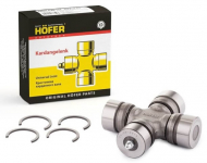Крестовина Волга  Газель  УАЗ / HOFER / размеры 30х55х88 с кольцами HF 102335