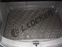 Коврик багажника пластик Opel Astra J GTC нижний 2011- / L.Locker / 0111010700