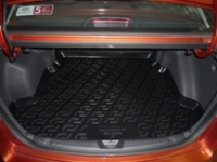 Коврик багажника пластик Kia Cerato седан 2009-2013 / L.Locker / 0103050300