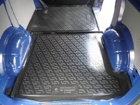 Коврик багажника пластик Volkswagen Transporter IV 1990- задняя часть / L.Locker / 0101080300