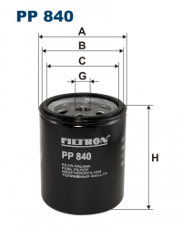 Фильтр топливный / FILTRON / PP840