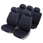 Чехлы на сиденье HYUNDAI Getz 2005-2011 Полиэстер (разд. зад. спинка) черный / AZARD / А4011381