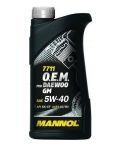 Масло MANNOL O.E.M. Daewoo GM 5W40 / 1082 4055 1L