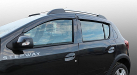 Ветровики Renault Sandero 2014- / VORON GLASS / SAMURAI DEF00737