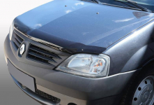 Дефлектор капота Renault Logan 2004-2014 / VORON GLASS / Евро-крепеж MUKH0328