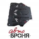 Защита картера и КПП Ford Kuga 2013-  / АвтоБроня / 111.01838.1