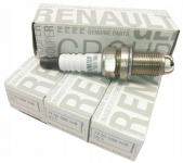 Свеча зажигания 8V / 1.6 K7M / 1.4 K7J / 7700500168 RENAULT / НИКЕЛЬ
