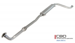 СВ   Резонатор Lada 2113 2114 2115 Евро-3 / CBD / R-018 с гофрой