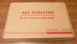 AKL-31631-B AKL радиатор двигателя УАЗ 3163 Патриот (с кондиционером) 2009- алюминиевый 2-х рядный паяный Nocolok