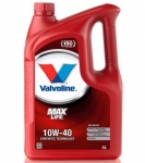 Масло Valvoline MaxLife 10W40 A3/B3 SM / 872297 5L